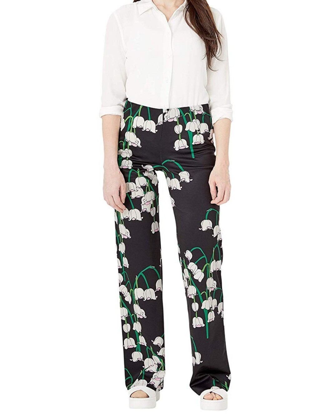 Elizabeth Ackerman New York Collection Toby Palazzo Floral Pants